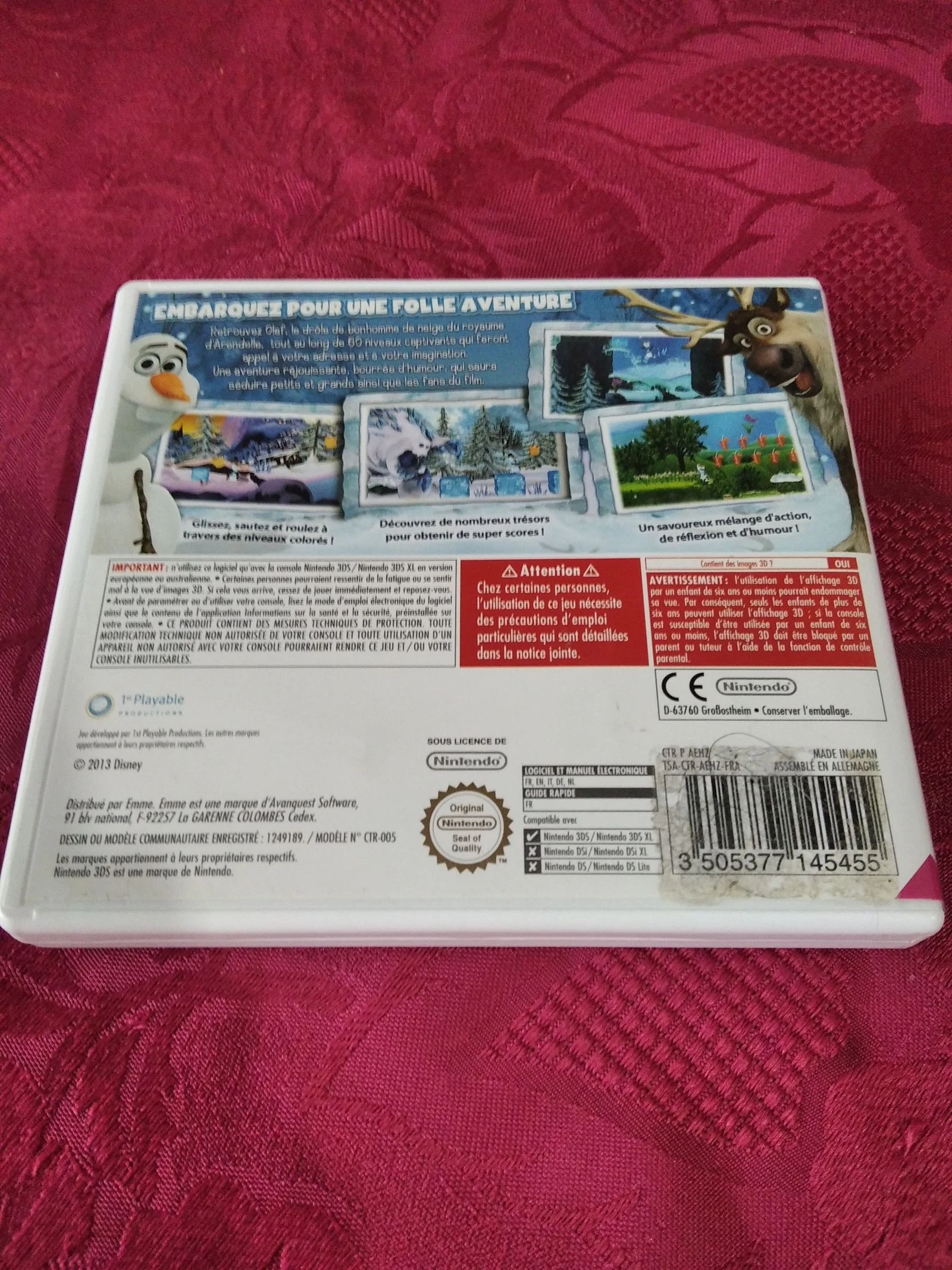 Juego Nintendo 3DS La reina de las nieves – photo 2